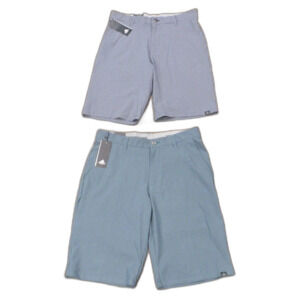 Adidas Ultimate 365 Blue Gingham Shorts Men's Size 30 Lot of 2 NWT